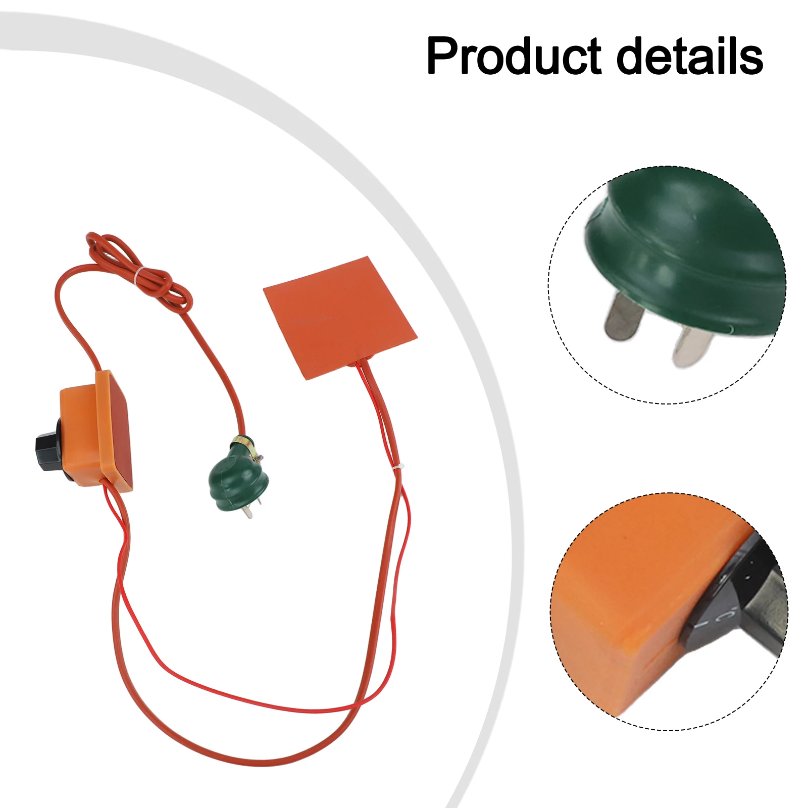Kitchen Heating 100x100MM Adjustable Temperature Multi-purpose Heating Plate Use Efficient Heating Compact Size