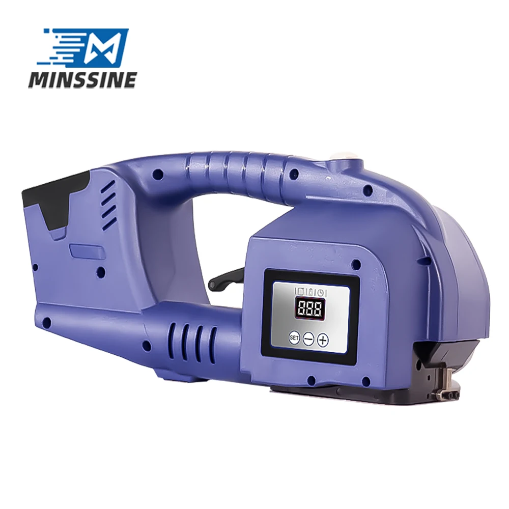 

Factory Price PP PET Battery Powered Strapping Machine Q2 16-19mm Electric Baler Plastic Strapping Tools