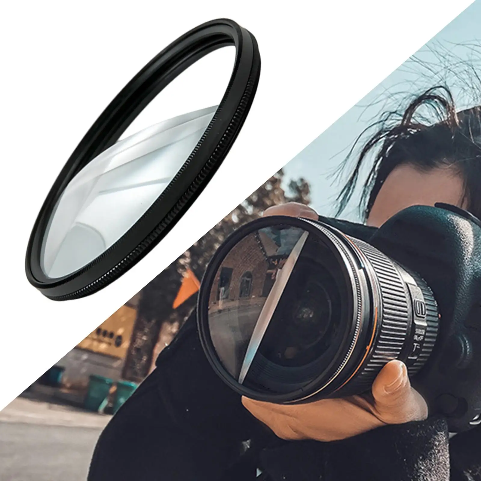 

Фильтр разделенного поля + 2 диоптрии 77 мм с вращающимся кольцом Фильтр разделенного поля 77 мм