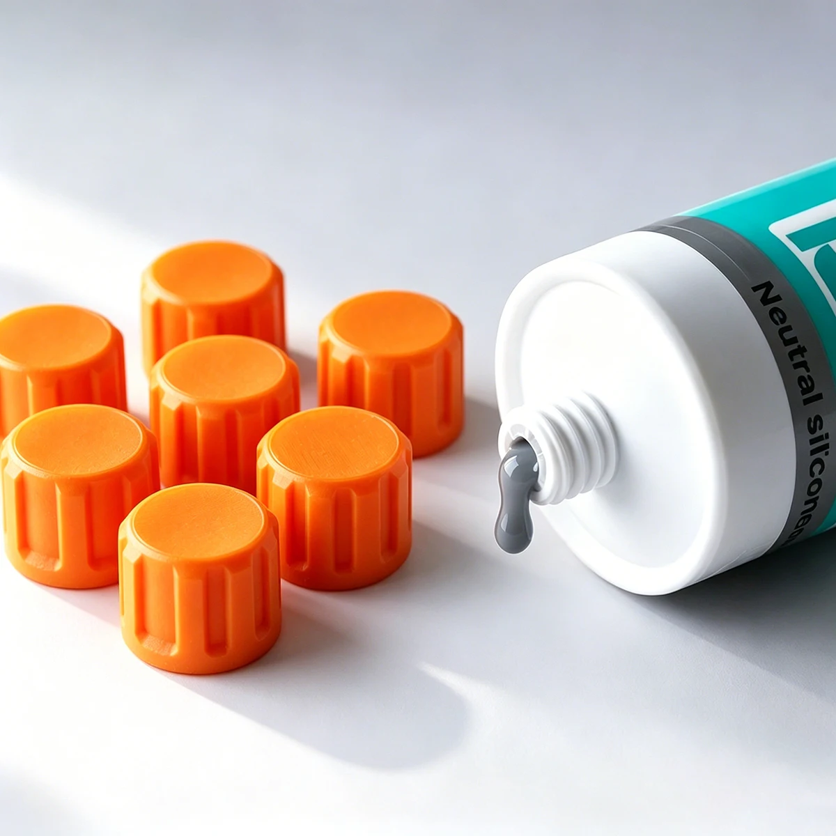 2/20Pcs Polygonal Anti-Hardening Caps for Standard Diameter Sealing, Leak-Proof and Waste-Reducing, Reusable Pipe Plugs - Threaded Sealing Pipe Plugs, Suitable for Caulking Tube, for Use with Home Improvement Tools and Accessories