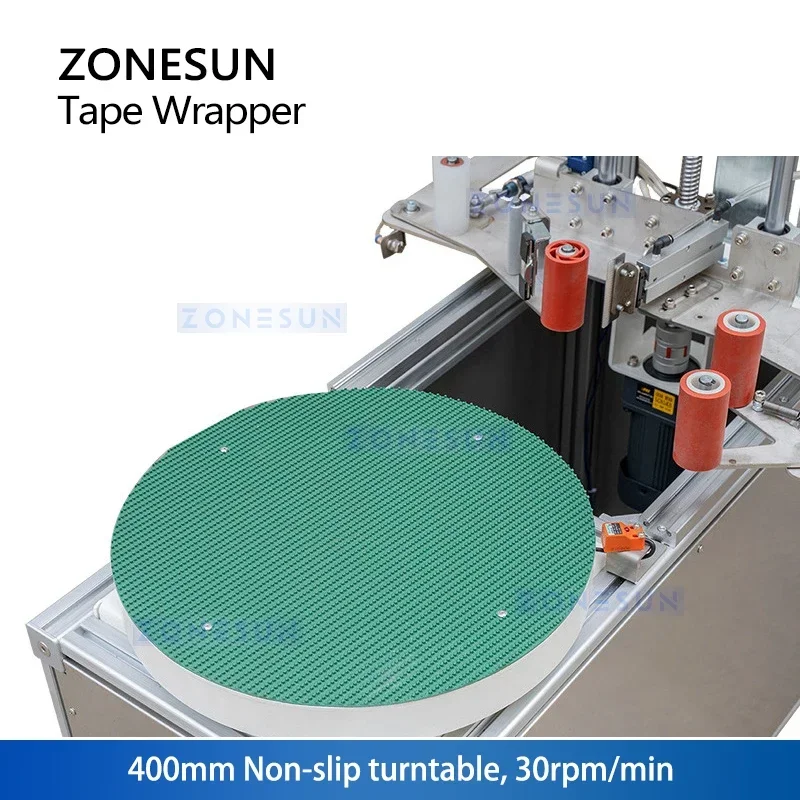 ZONESUN Automatic Tape Wrapping Machine Foam Paper Box Reinforcement Carton Sealing Packaging Equipment ZS-TW5050