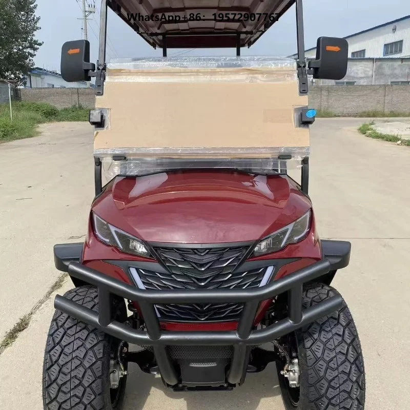 High Quality 6 Seater 72V 100Ah Electric Golf Cart Wholesale Discount for Resort and Commercial Transport