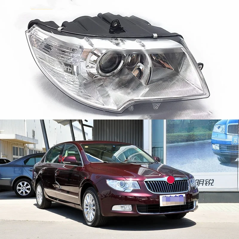 

for Volkswagen Skoda Superb headlight assembly 2009-2012 dipped beam turn signal high beam night running light