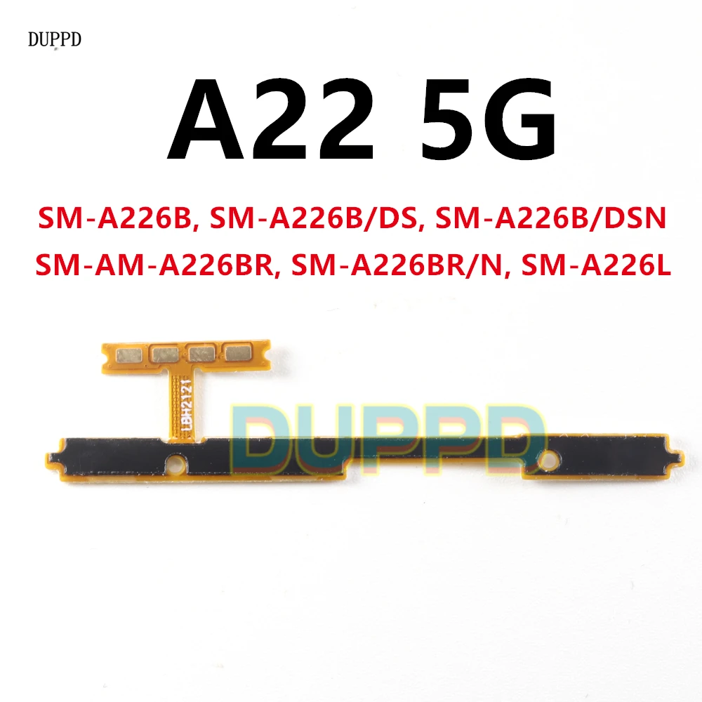 For Samsung Galaxy A22 5G A226B A226 Power Swith On Off Volume Side Button Flex Cable