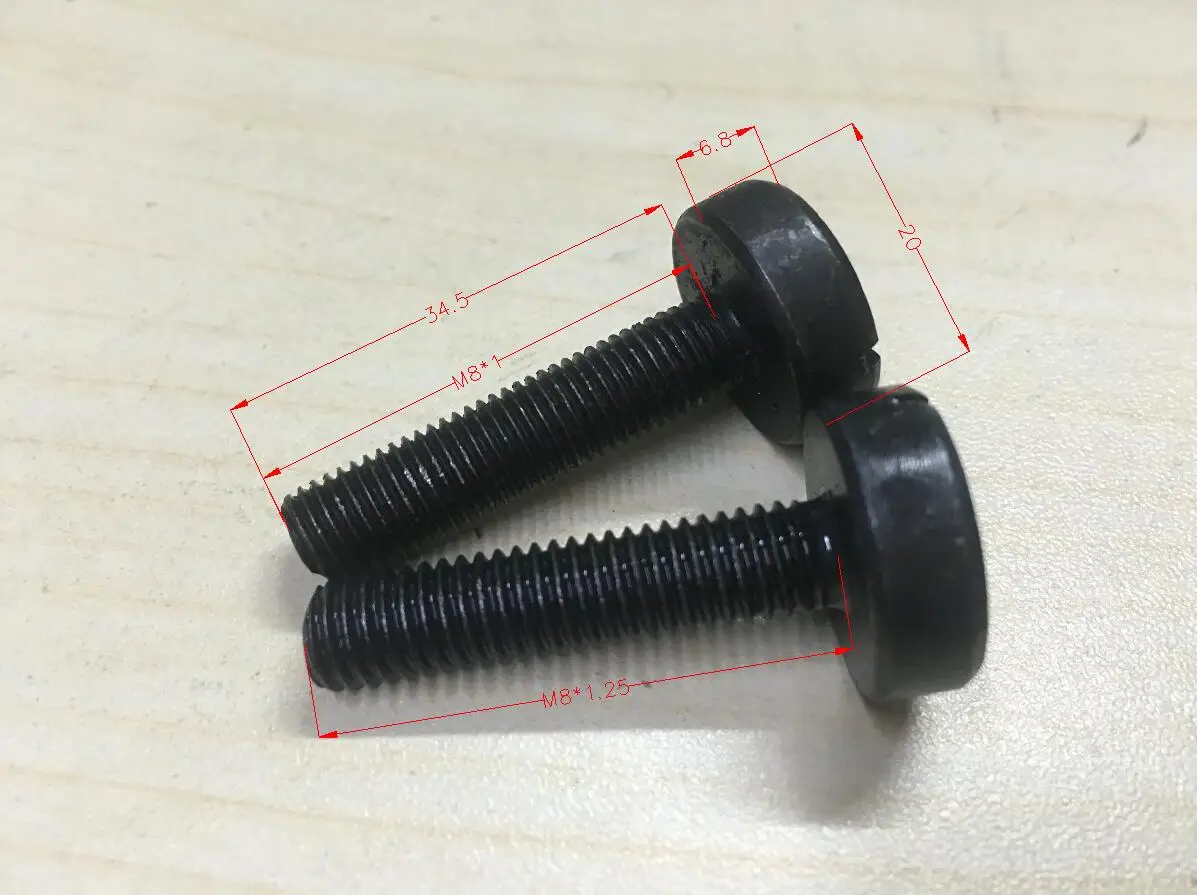 

1PC Milling Machine Workbench Inclined Iron Screw Lines Fringe Fixed Screw Turret Milling Machine Accessories