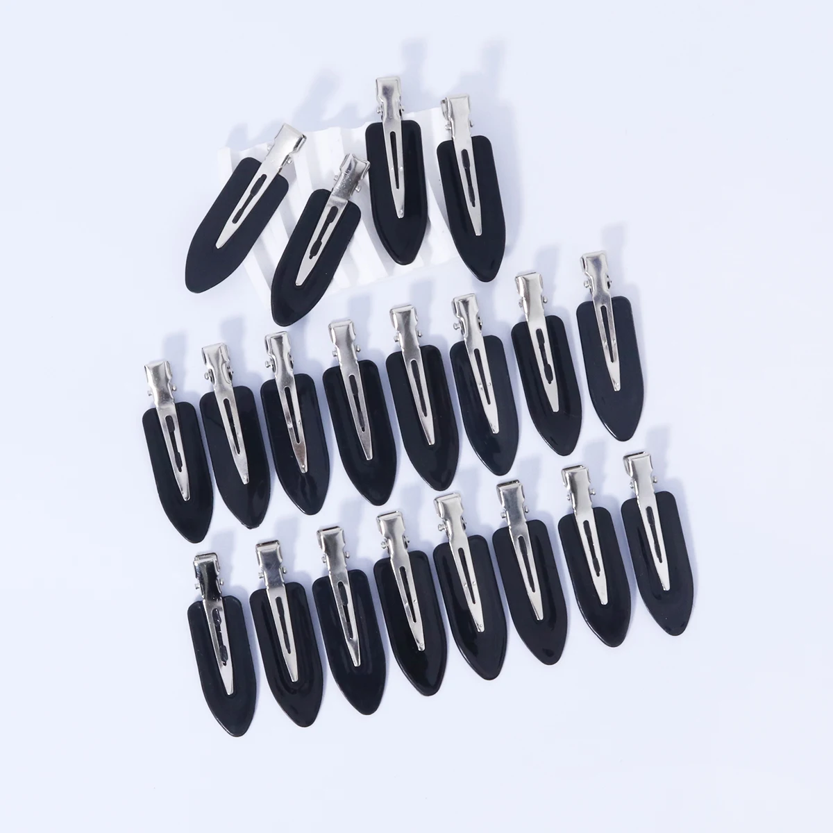 20 قطعة/المجموعة غير منحني مقاطع الشعر سلس الجانب الانفجارات ماكياج الوجه اكسسوارات الإناث تصفيف مقاطع الشعر خاص للشعر المستعار الحقيقي #3