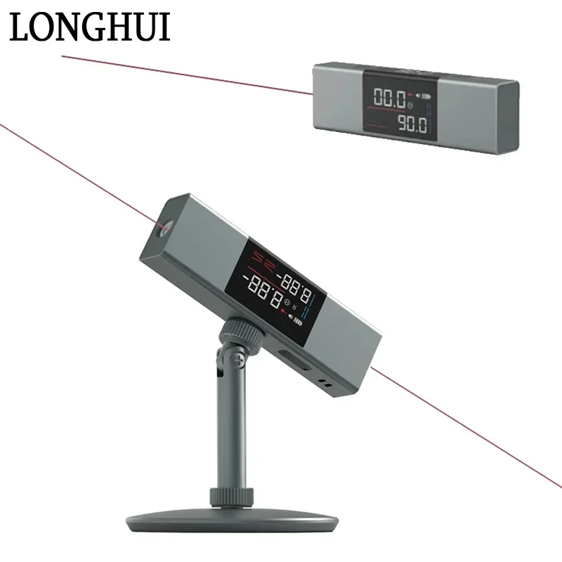 

Ll1 Laser Angle Projector Angle Laser Protractor Digital Inclinometer Laser Levels Ruler Type-C Charge Projector Measuring Tools