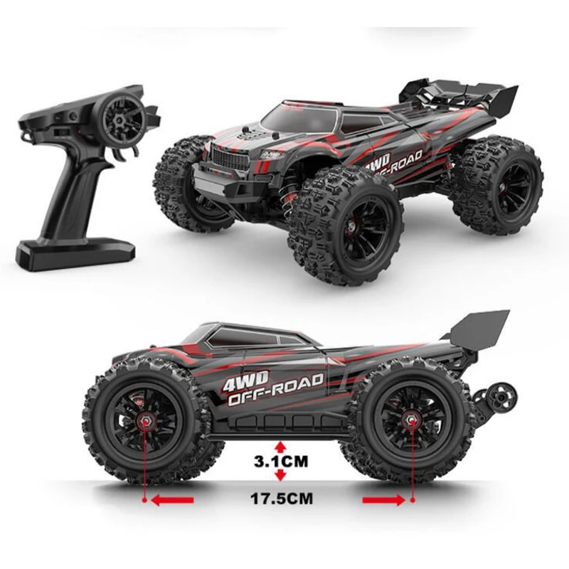 New Mjx Hyper Go 16208/16209 1/16 Brushless Rc Car Hobby 2.4g Remote Control Pickup Truck Model 4wd High-speed Off-road Boy Gift