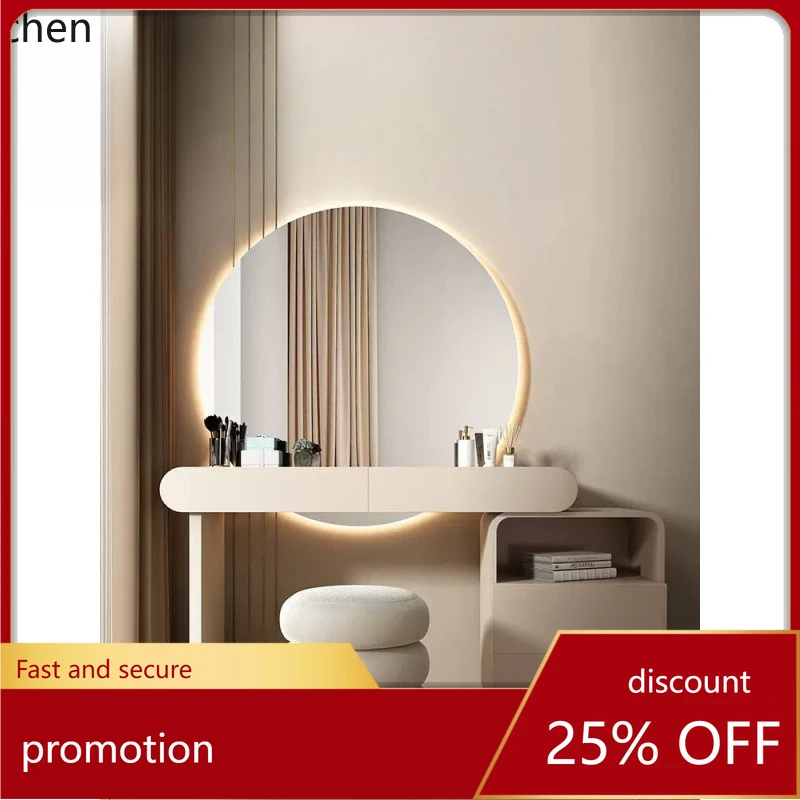 

HXL Dressing Table Minimalist Cream Style Dressing Storage Cabinet Integrated