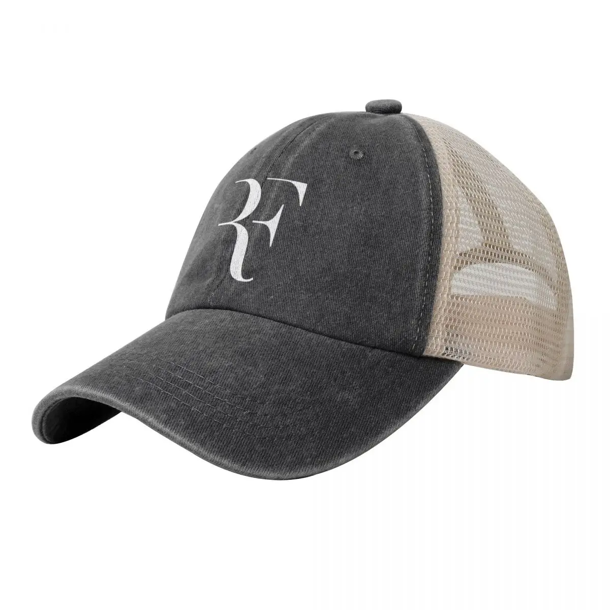 

Letter RF Mesh Baseball Cap Baseball Net Caps Spring Summer Sunscreen Cowboy Outdoor Casual Hats