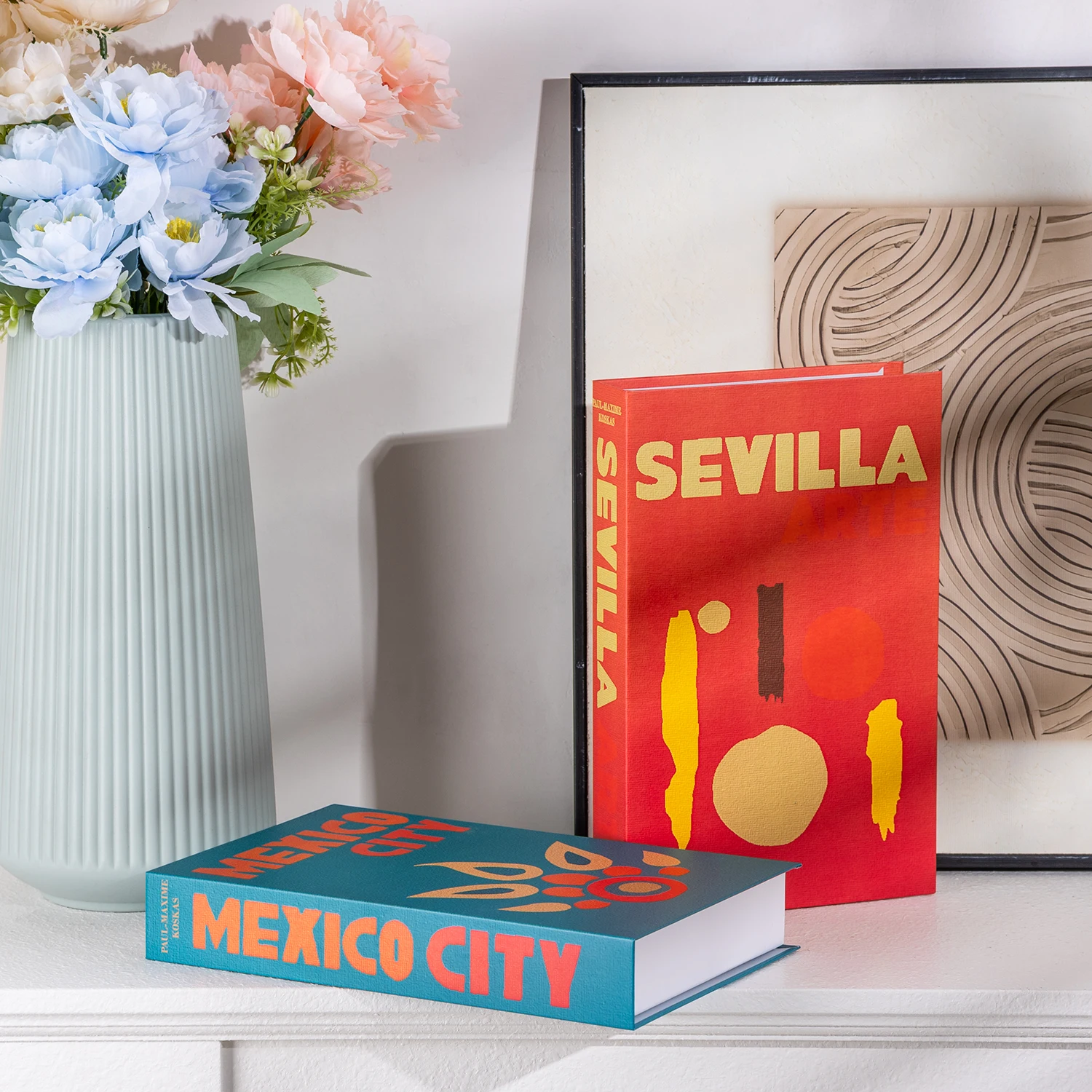 Luxury Living Room Fake Books Decoration Remote Control Storage Box Fashion Photography Magazine Decorations #3