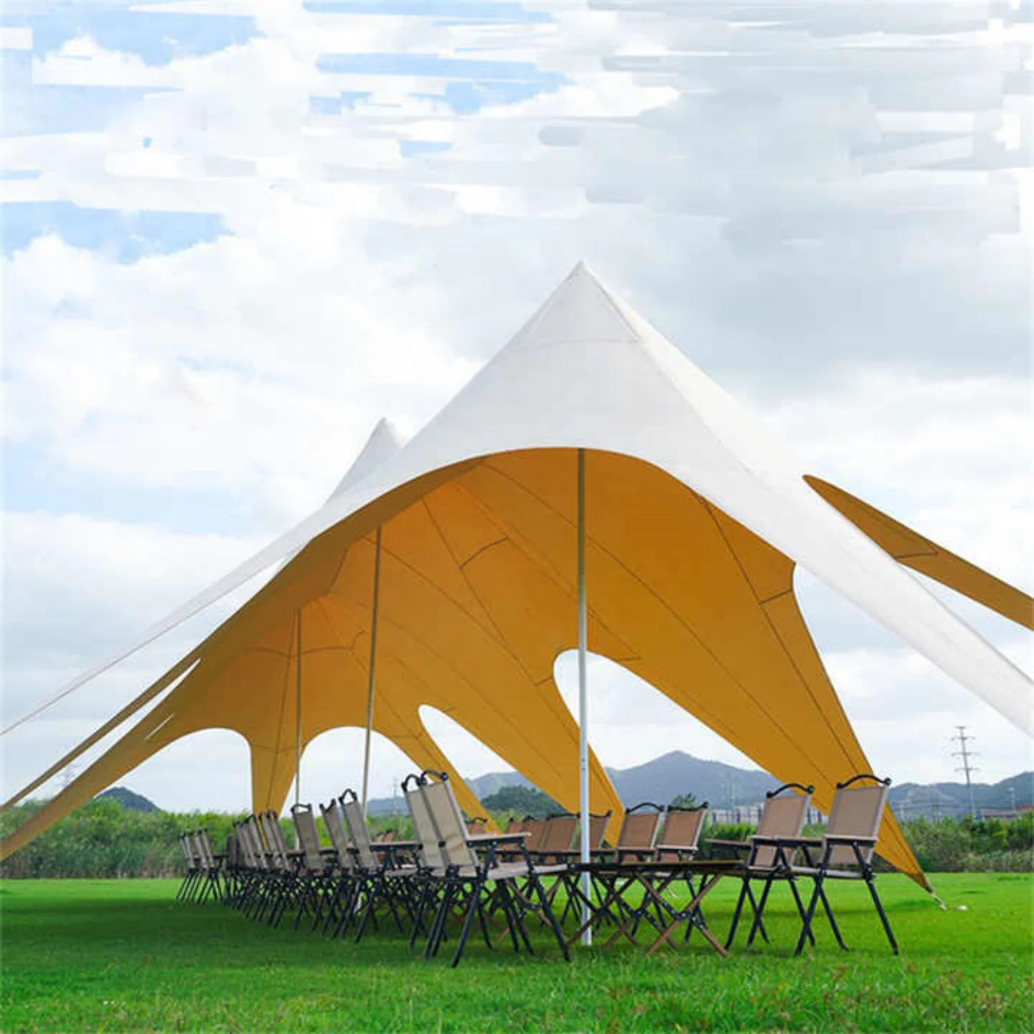 

UV Protection Rainproof Waterproof Sun Shelter Canopy Tents Camping Canopy Tarp Tent For Outdoor Picnic Camping