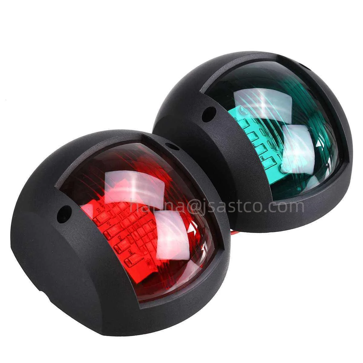 Pair LED Navigation Light Waterproof Signal Warning Lamp for Marine Boat Yacht Truck Trailer Van Indicator Accessories