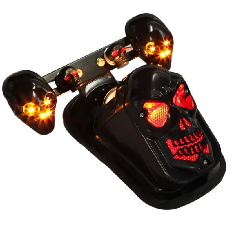 

Modified Skeleton Rear Color Changing Tail Light Motorcycle General Light Emitting Diode Light