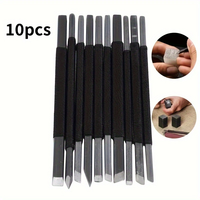 10pcs Wood Carving Tools Chisel Woodworking Cutter Hand Tool Set Wood Carving Knife DIY Peeling Woodcarving Hand Seal Knife