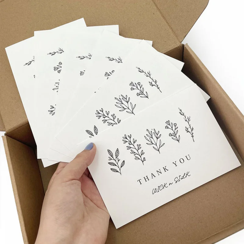 

custom 100pcs Recycled Paper Business Cards With Custom Printing