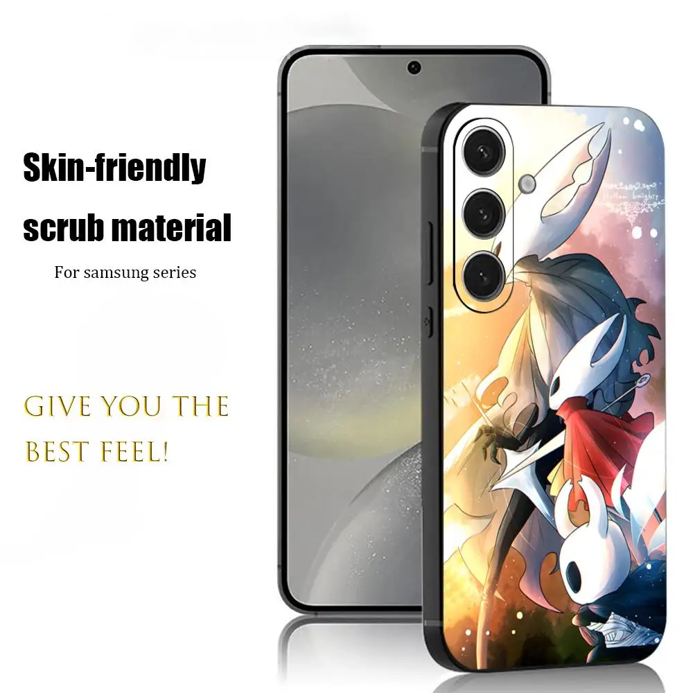 Чехол для телефона Hollow Knights Popular Game для Samsung Galaxy S25 S24 S23 S22 S21 S20 Plus Ultra Note20, мягкий черный