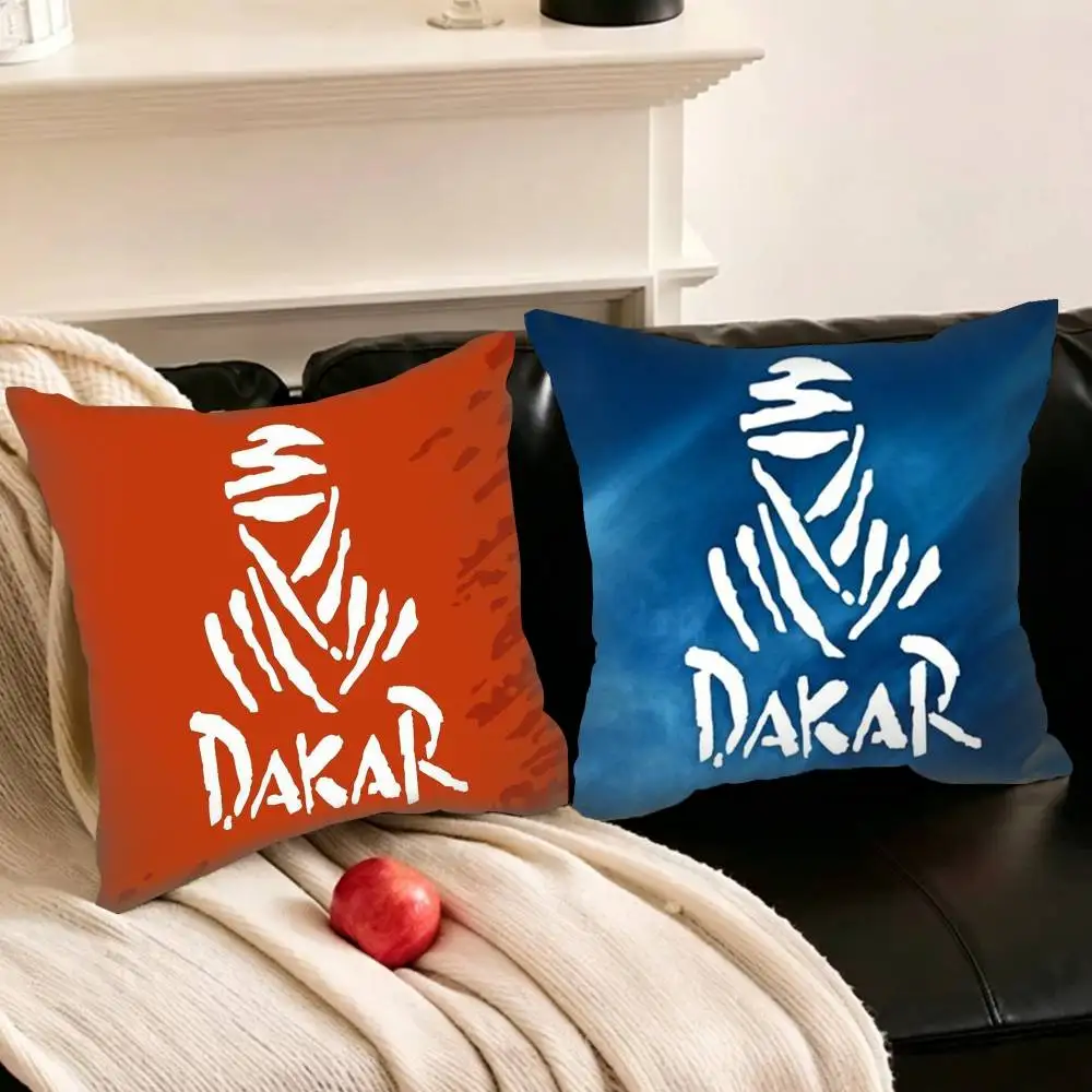 

R-Rally-Y D-Dakar Logo Various Sizes Square Pillowcase For Car Home Bedchamber Decor