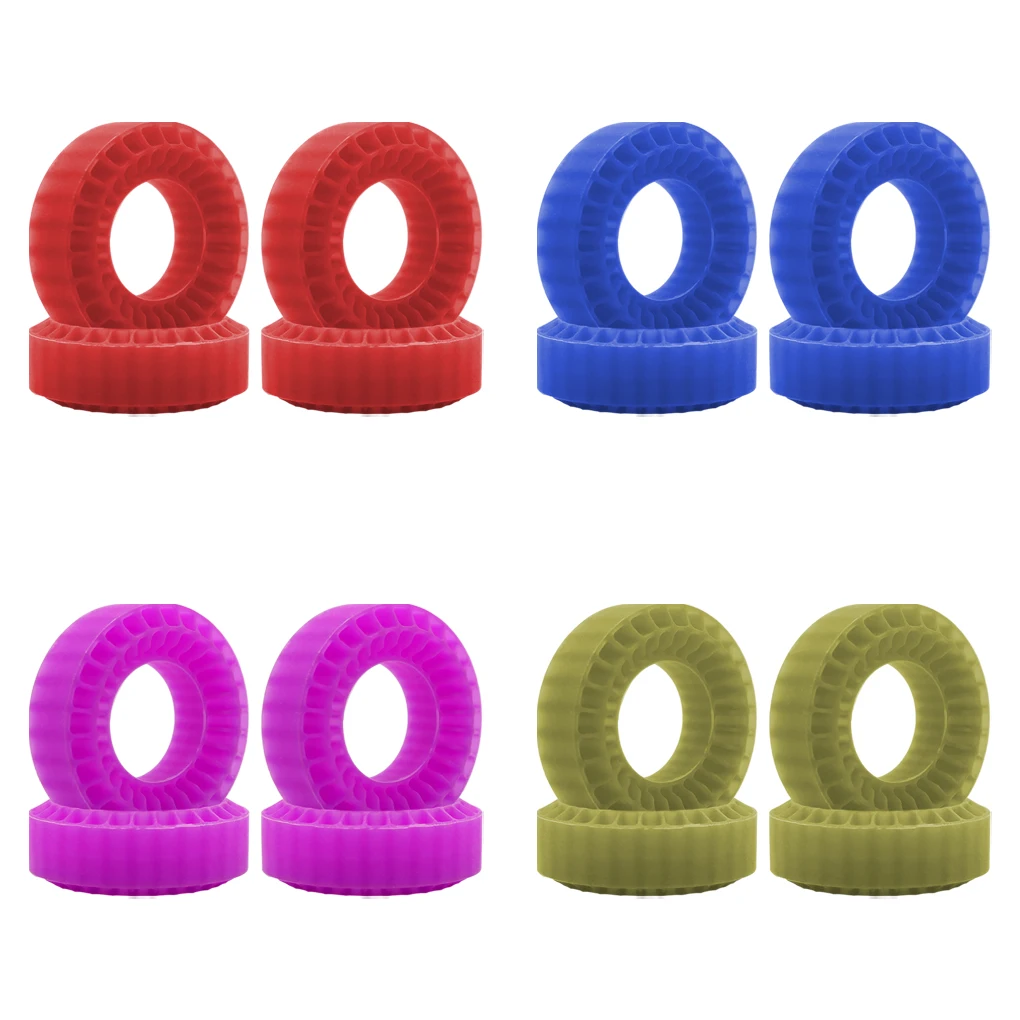 Waterproof 1.0’’ Silicone Rubber Tire 55mm Silica Gel Insert Foam For 1/18 1/24 Rc Crawler SCX24 Fcx24 Ax24 Enduro24 TRX4M Tire