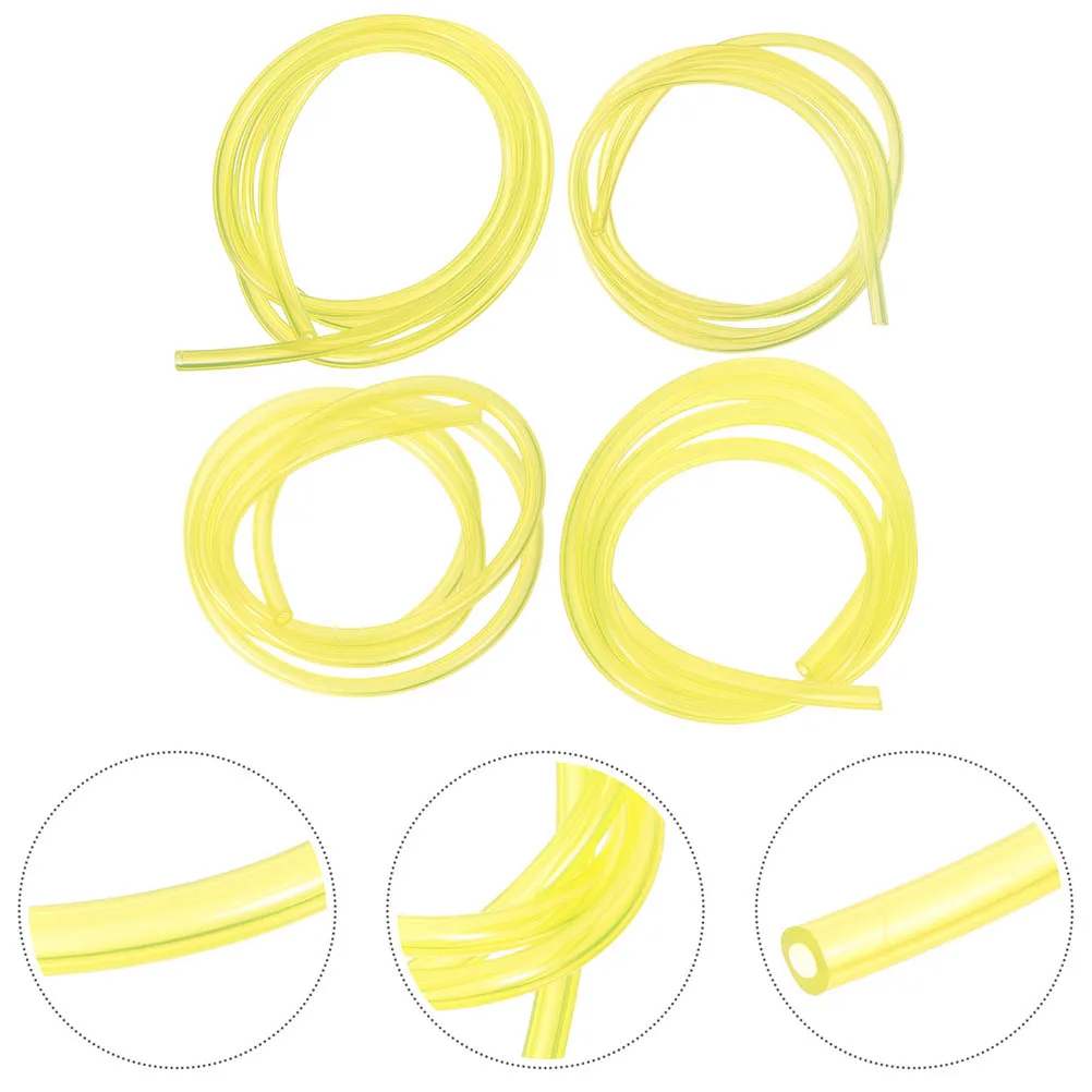 

4pcs Fuel Line Hose Pvc Flexible Tubing For Chainsaw Grass Trimmer Small Engine Repair Durable Fuel Line Tool
