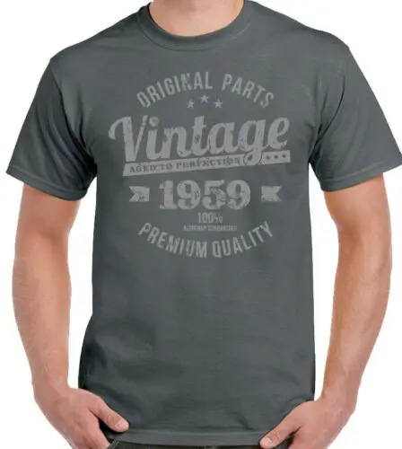 Vintage Year 1959 Premium Quality Mens 65th Birthday T-Shirt 65 Year Old Gift