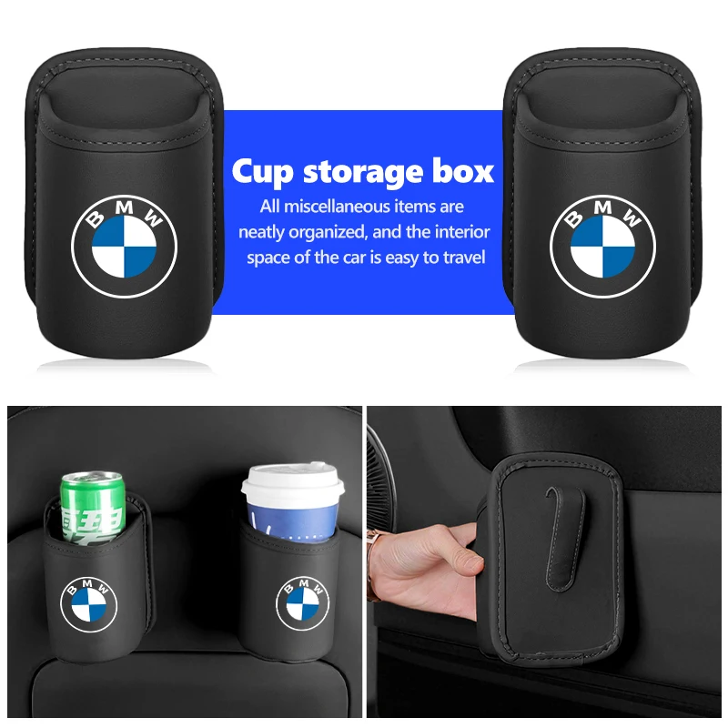 Автомобильный ящик для хранения, подстаканник, подвесная стойка для напитков, многофункциональная для BMW E46 E90 E60 F10 E39 F30 E36 E87 E90 E30 E53 F31 E92
