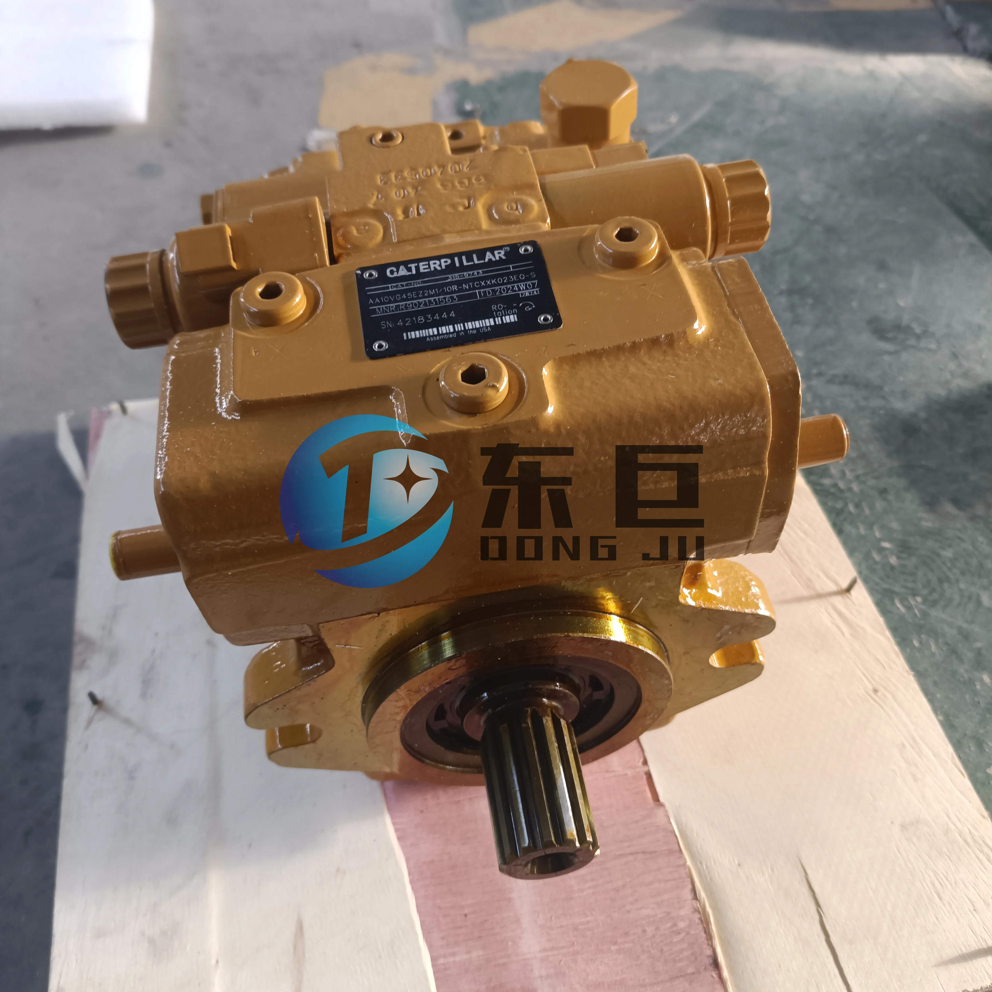 DONGJU High Performance Excavator Parts 315-9743 3159743 AA10VG45EZ2M  Piston Pump For CP-533E  CP-54 CS-54 PAVING COMPACTOR