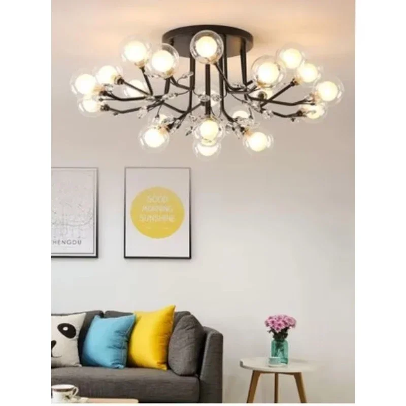 

Living Room Simple Modern Atmosphere Home Warm Romantic Bedroom Lighting Personality Creative Nordic Hall Ceiling Lamp