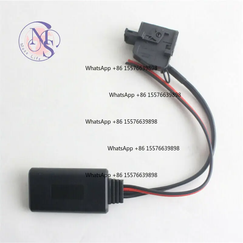 Bluetooth AUX Cable Adapter with Microphone, Car Stereo Audio Harness for Audio Upgrade