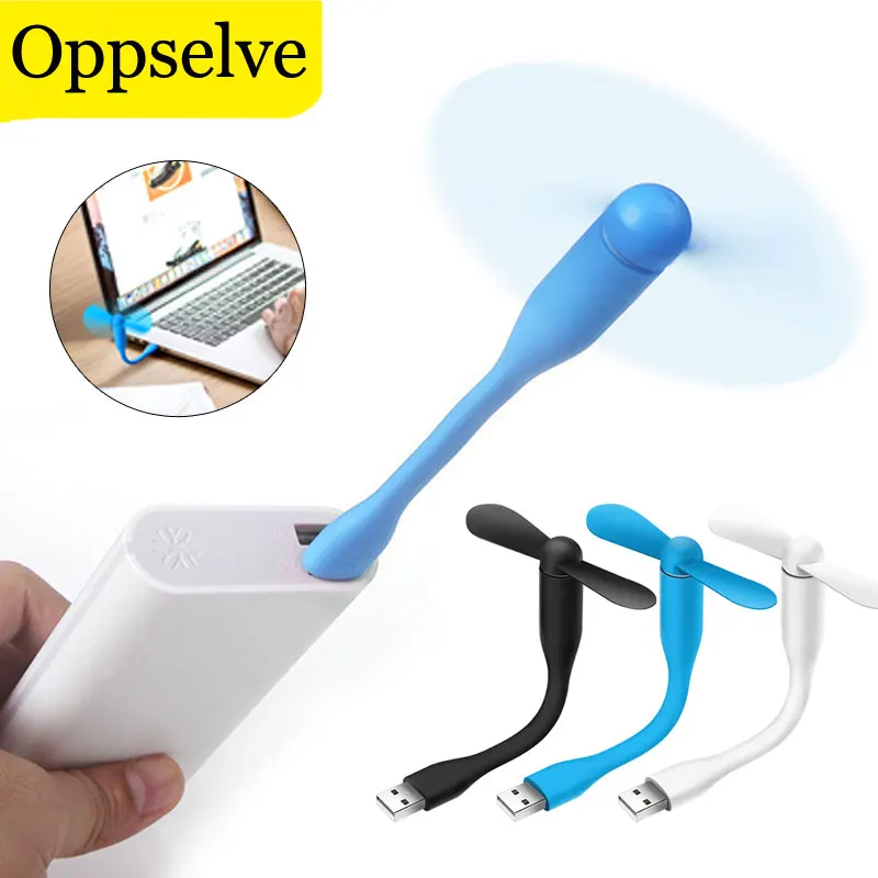 Mini Mobile USB Fan,Flexible Powered Cooling Hand Fan For Power Bank Laptop PC AC Charger Computer Summer Portable Pocket Cooler