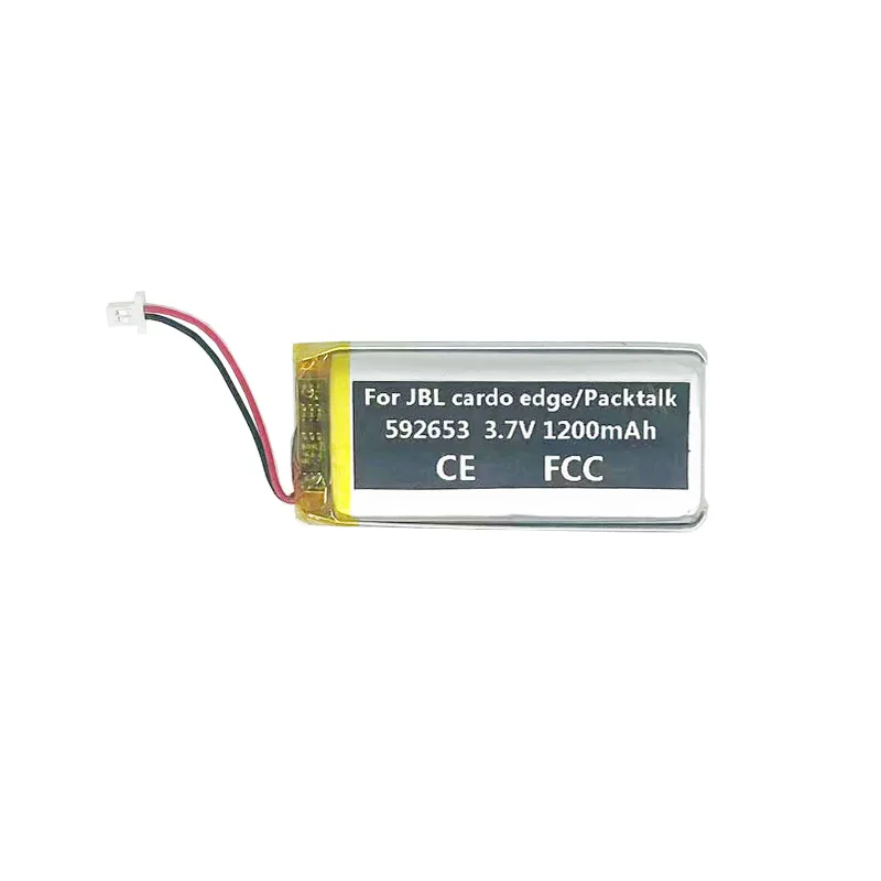 オリジナル交換用 1200mAh 592653 バッテリー JBL Cardo エッジ