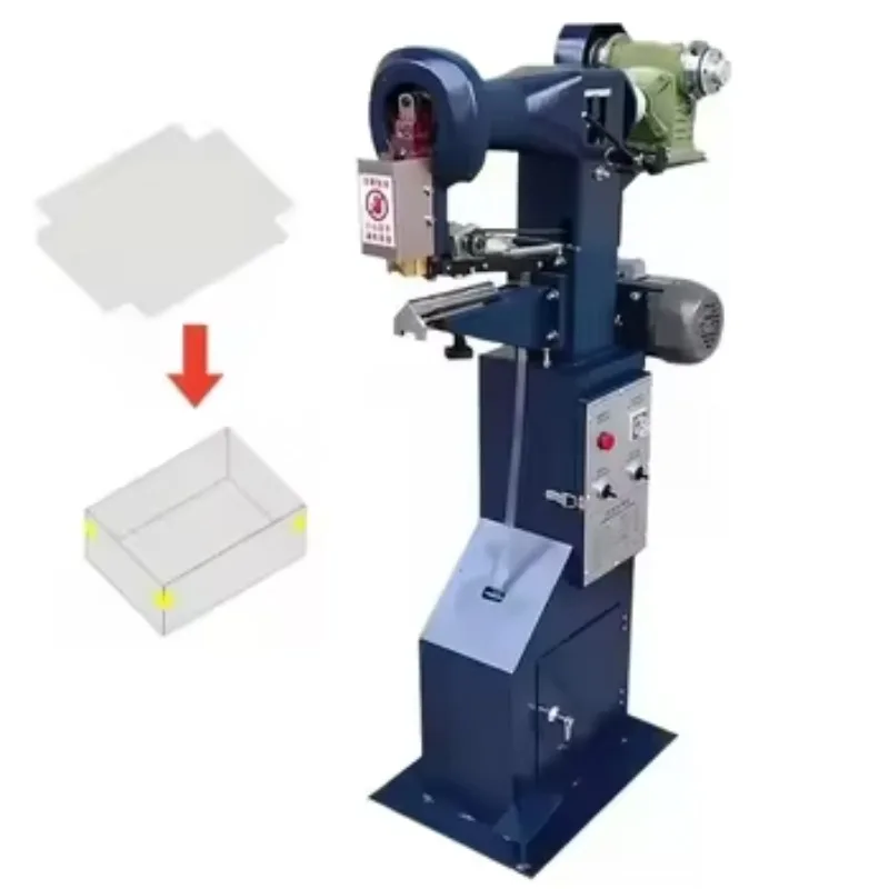 Best Sale Semi Auto Rigid Box Corner Pasting Machine Manual Paper Gift Box Corner Pasting Machine Rigid Box Making Machine
