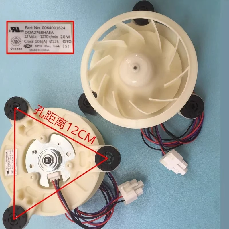 

Подходит для охлаждающего вентилятора холодильника 0064001624 DOA2768HAEA 12Vd.c 1270 об/мин 2,0 Вт