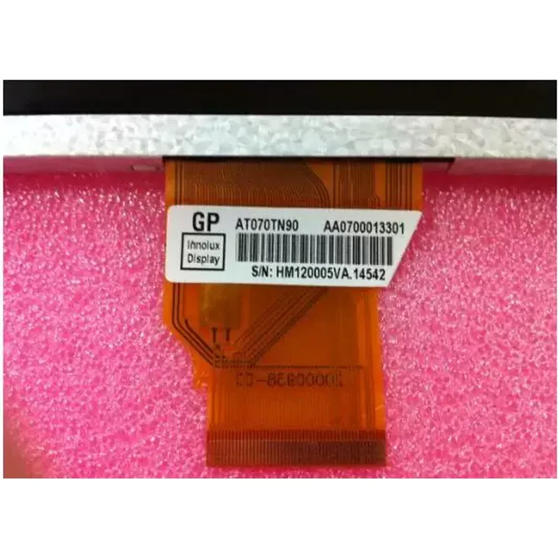 For Innolux 7 Inch GPS Car DVD LCD Screen AT070TN92 With Short Cable Replacement Display Panel Monitor