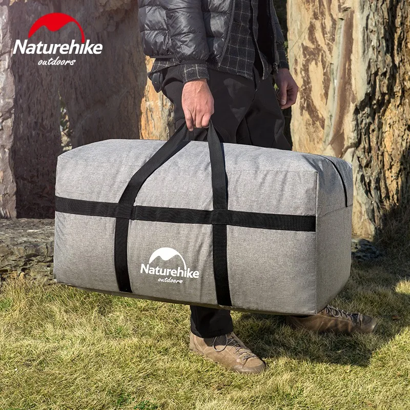 Naturehike 45L 100L Large Capacity Storage Bag Light Travel Foldable Duffel Bag Durable Portable Outdoor Camping Equipment Bags