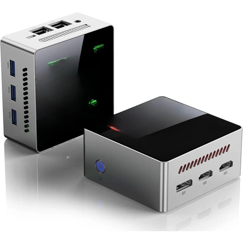 Mini PC Intel Alder Lake N100/N100 12/16GB LPDDR5 128GB/512GB SSD Windows 11 Ultra Small Pocket Computer Dual LAN HD DP