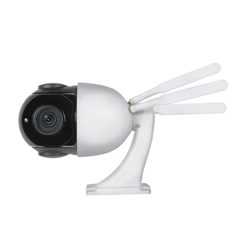 Telecamera PTZ 4G da esterno 5MP 4K 8MP Zoom 20x Telecamera IP WIFI Telecamera dome a velocità media da 4" 60M IR