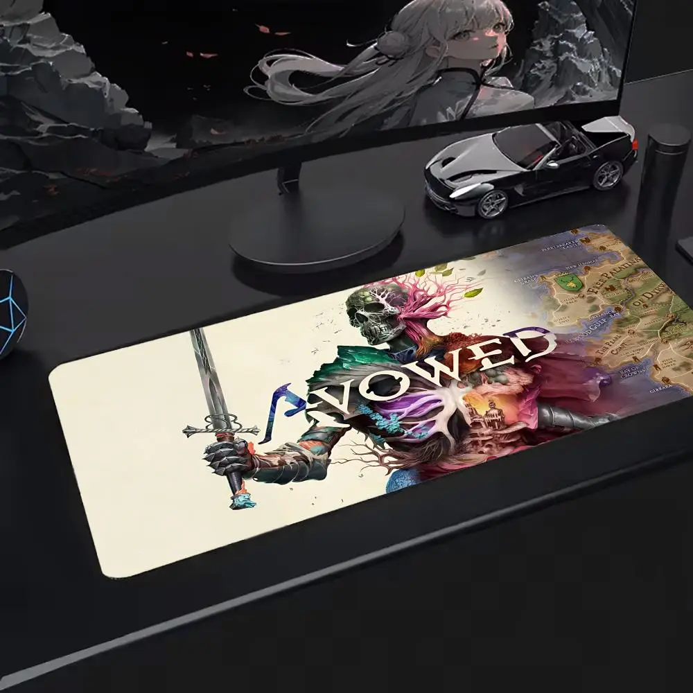 

Коврик для мыши Avowed Большой коврик для мыши, расширенная игровая поверхность, нескользящая подложка, идеально подходит для использования на столе