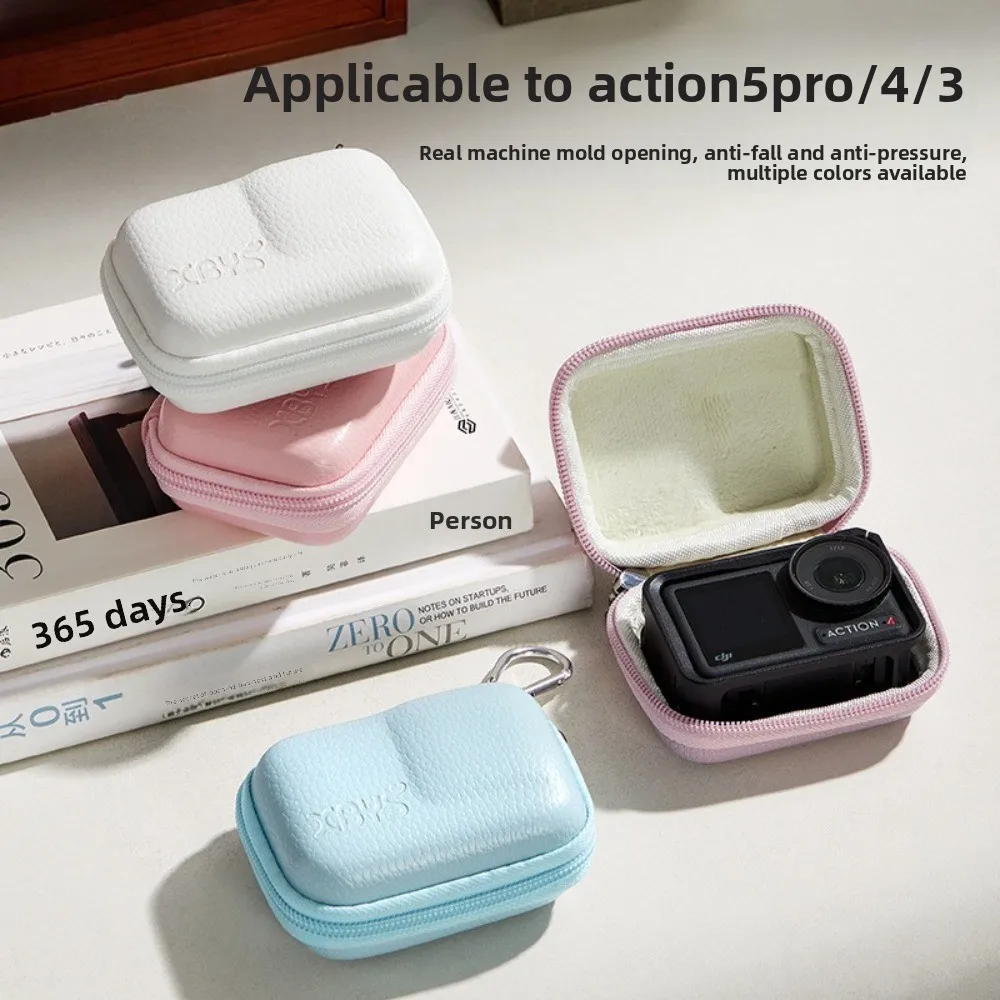 

For DJI Osmo Action 5 Pro/4/3 Storage Bag Sports Accessories Camera Bag Portable Small Protective Case