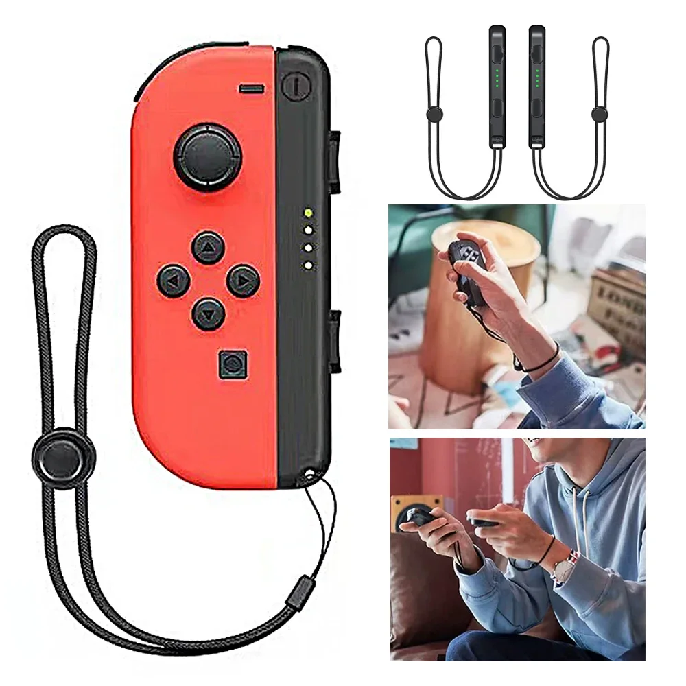 2PCS Wrist Strap for Switch Switch OLED Joycon Replacement Parts Joy Con Controller Attachment Wrist Strap Lanyard Accessories