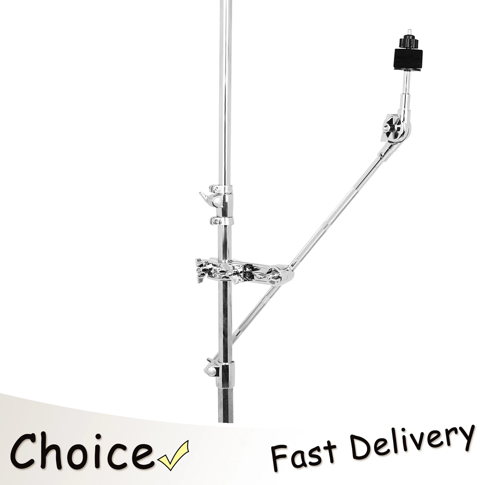 SLADE Cymbal Holder Expansion Rack Metal Cymbal Ratchet Clamp Expand Arm Universal Cymbal Stand Support Most Standard Drum Parts