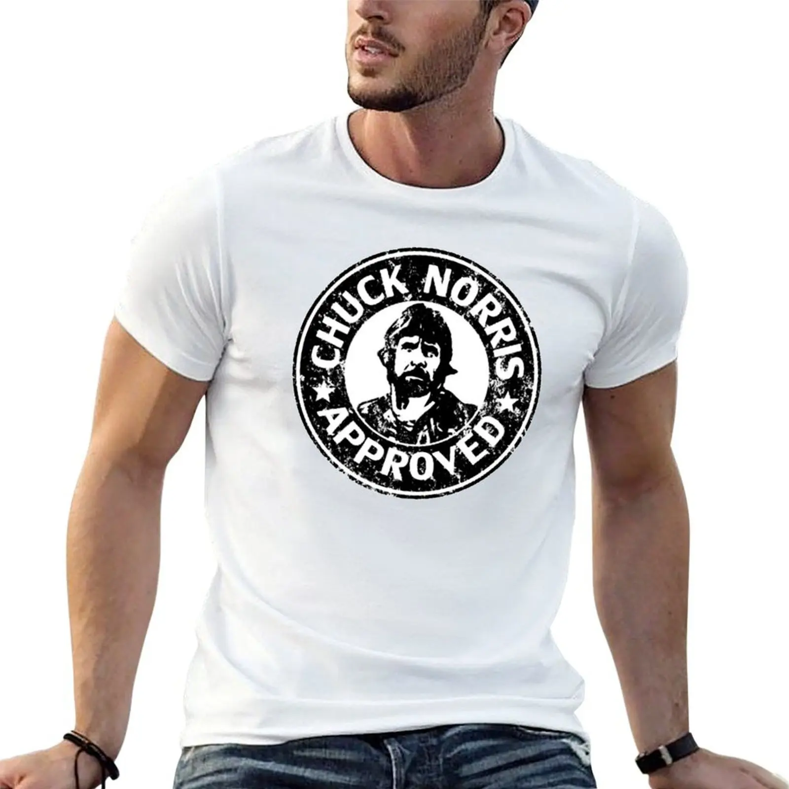 Chuck Norris Approved T-Shirt for a boy oversize t-shirts man men clothings