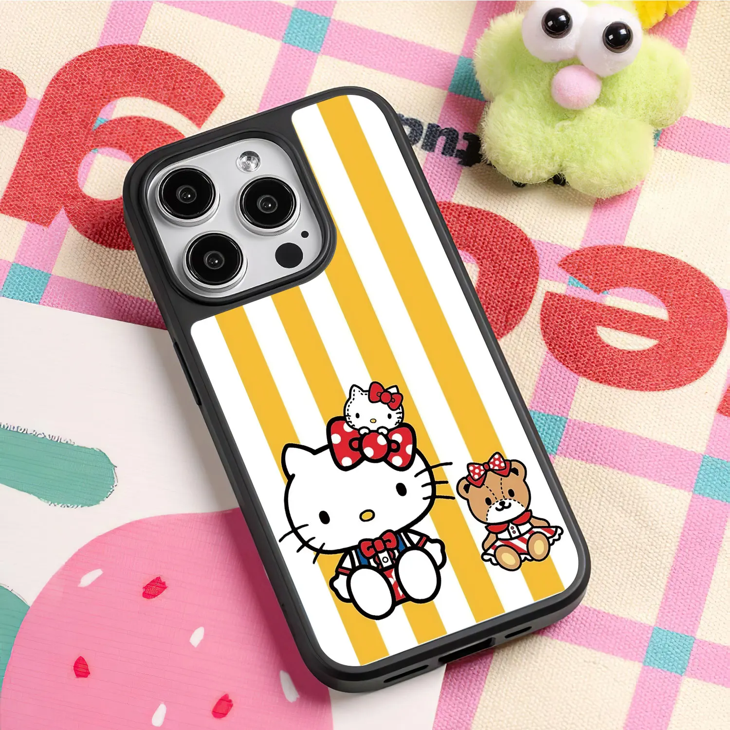 Hello Kitty phone case for iphone 16 15 14 plus 13 12 11 pro max cover Luxury Anti drop funda cute cat cases souvenir carcasa