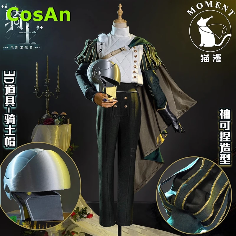 

CosAn Hot Identity V Survivors Knight Cosplay Costume Outfit Game Role Play Clothes Men's Suit Fashion Play