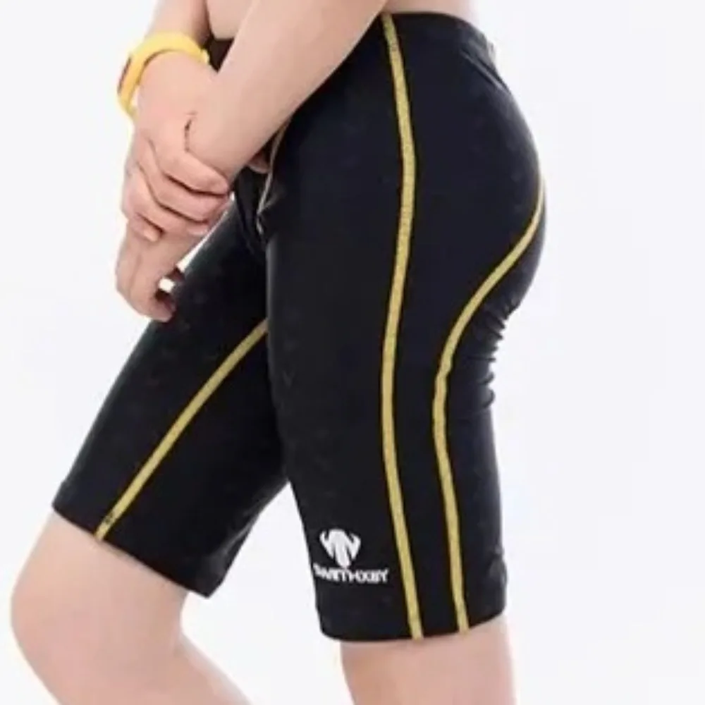 

FANCEEY Children's Swimming Trunks Boys' Swimming Trunks for Big and Medium-sized Children Boys' Competition Training Boys