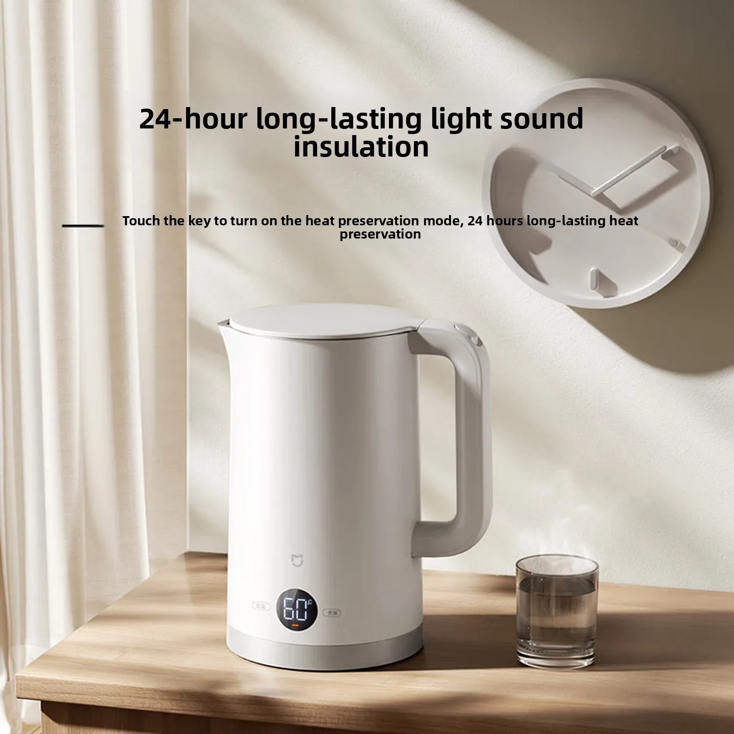 Mijia Constant Temperature Electric Kettle 3 Smart Water Kettle 316L Stainless Steel Liner 24H Warm Keeping Teapot Home Use