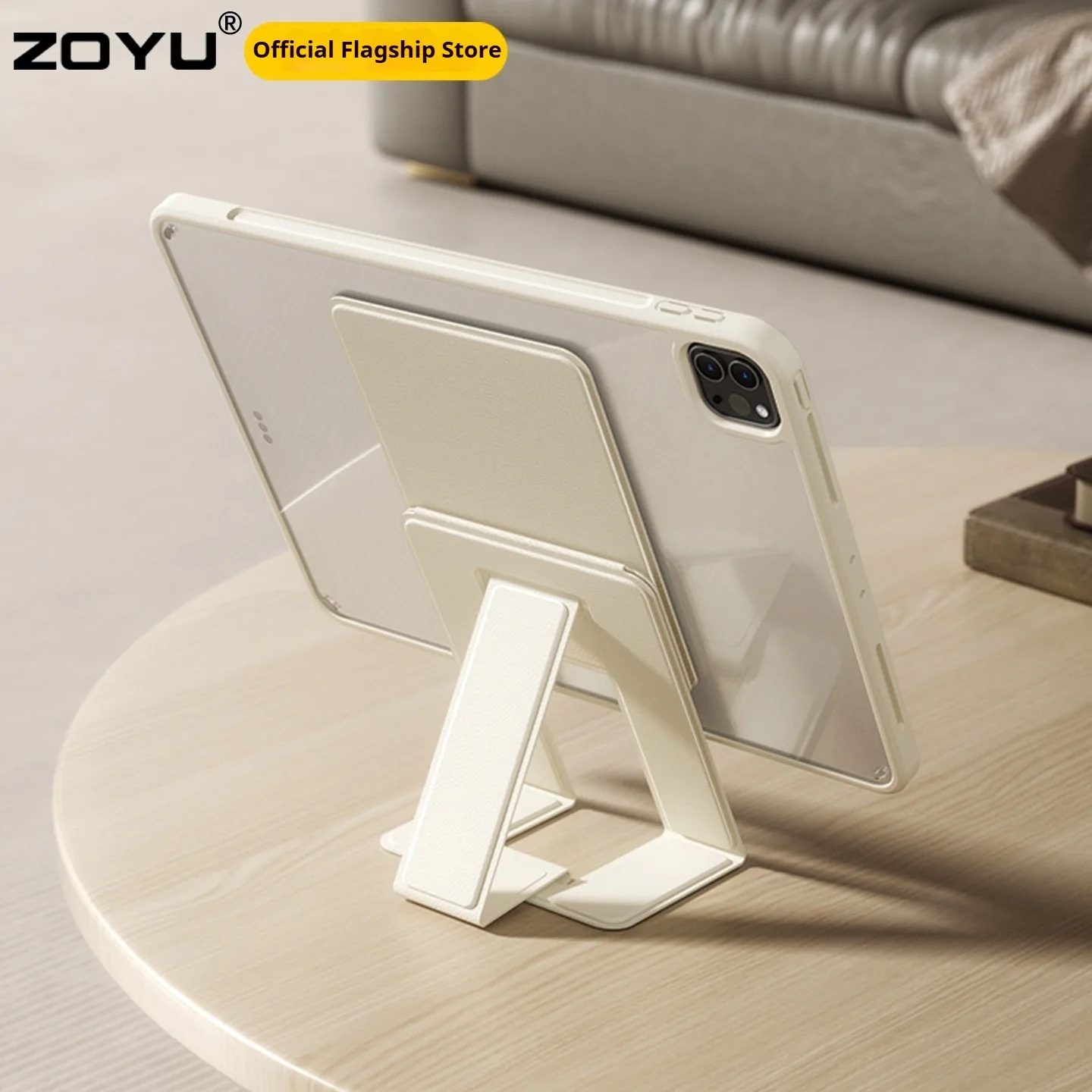 

Чехол ZOYU iPad A16 11/10 Защитная подставка для увеличения 720 ° Поворот, iPad Air 11 4/5/6/7-го поколения 10,2 7/8/9, крышка с магнитным разделением