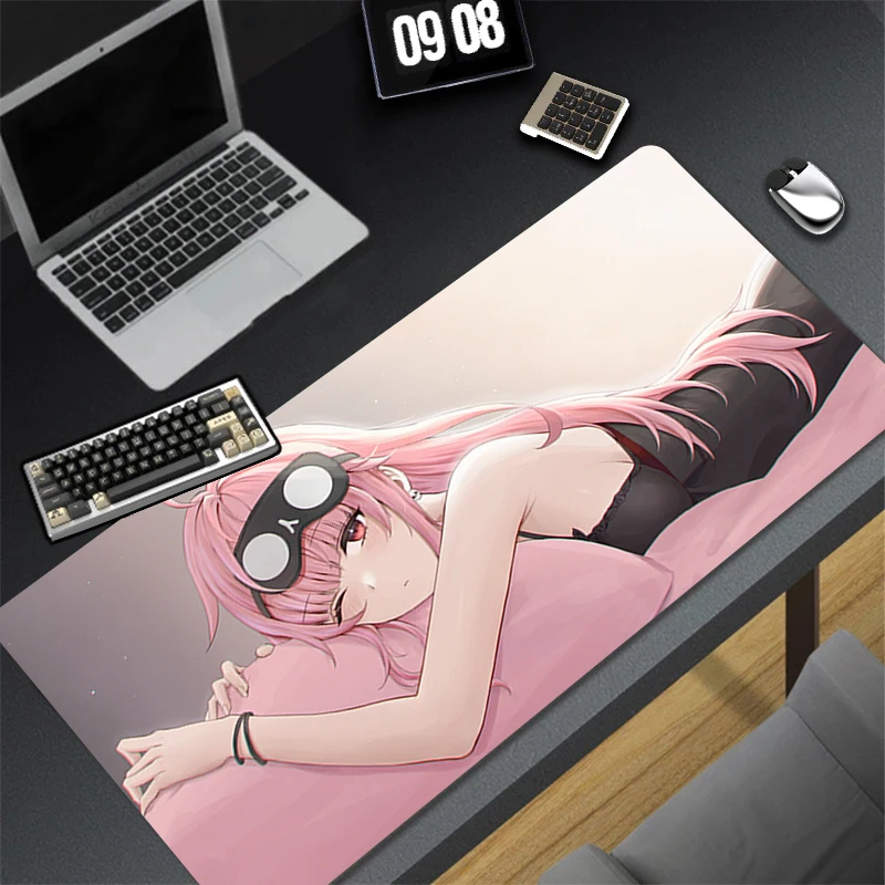 

Коврик для мыши Компьютерные новые коврики для мыши Коврик для клавиатуры Коврик для мыши Hololive Mori Calliope Gamer Мягкий офисный ковер для ПК Настольный коврик Настольный коврик