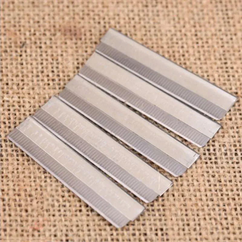 10Pcs/Pack Safe Sharp Threading Stainless Steel Knife Eyebrow Trimmer Eyebrow Razor Cosmetic Tool
