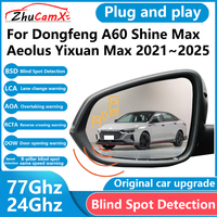 for Dongfeng A60 Shine Max Aeolus Yixuan Max 2021~2025 BSD Blind Spot Detection Sensor Radar Driving Warning System